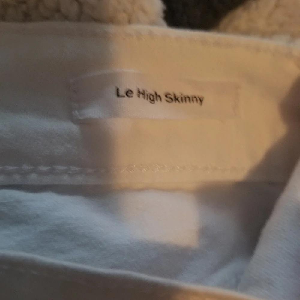 Frame Le High Skinny in Blanc  Size 27 - Picture 3 of 7
